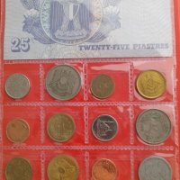 Интересна колекция от Египет - монети, банкнота и пощенски марки, снимка 5 - Нумизматика и бонистика - 36895430