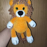 Плетена играчка лъв, плюшена играчка , снимка 3 - Други - 44295455