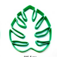 Голямо листо Хаваи Хавайско пластмасов резец форма фондан тесто бисквитки, снимка 1 - Форми - 29553854
