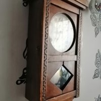 Стар Немски Стенен Часовник  , снимка 2 - Антикварни и старинни предмети - 31750722