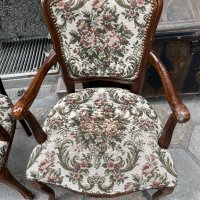 Уникални стари столове тип кресло. №3985, снимка 3 - Антикварни и старинни предмети - 40712955