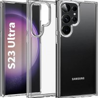 Нов прозрачен калъф кейс гръб за телефон Samsung S23 Ultra Защита Самсунг, снимка 1 - Калъфи, кейсове - 39823565