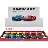 Метална количка Kinsmart 2021 Corvette, Chevrolet в кутия Код: 52106 , снимка 2 - Коли, камиони, мотори, писти - 37384831