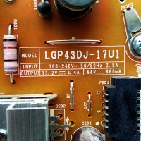 LG 43UK6200PLA със счупена матрица ,LGP43DJ-17U1 ,EAX67872805(1.1) ,TWCM-K305D ,HC430DGG-SLWL1-A111, снимка 8 - Части и Платки - 31931823