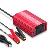 BESTEK 300W мощност инвертор DC 12V към AC 230V автомобилен преобразувател, снимка 3 - Зарядни за кола - 42797534