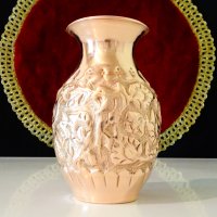 Медна ваза Исфахан Каламзани. , снимка 3 - Антикварни и старинни предмети - 37417712