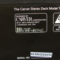 Комплект Carver hr-732 / td-1440 , снимка 11 - Аудиосистеми - 40165466