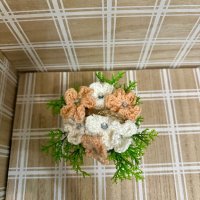 Ръчно направени  кошнички с плетени на една кука цветя, снимка 16 - Други - 44460903