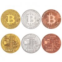 Биткойн монета / Bitcoin ( BTC ), снимка 1 - Нумизматика и бонистика - 18237822