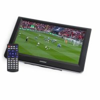 Портативен телевизор с цифров тунер DVB-T2 D12 12 инча HDMI, ATV, PVR, снимка 4 - Аксесоари и консумативи - 34565213