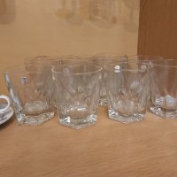 10 броя комплект чаши за алкохол - уиски, водка, ракия, снимка 1 - Чаши - 31861218