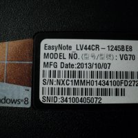 Packard Bell EasyNote – VL44CR/VG70, снимка 7 - Части за лаптопи - 31633010