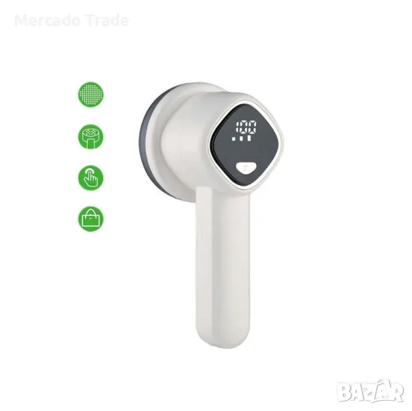 Уред за почистване на мъх и влакна от дрехи с цифров дисплей, снимка 1