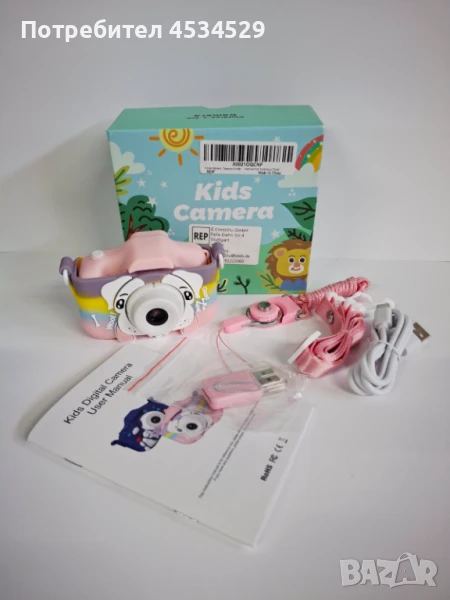 Дигитален детски фотоапарат/Дигитална камера за снимки и видео/ , снимка 1