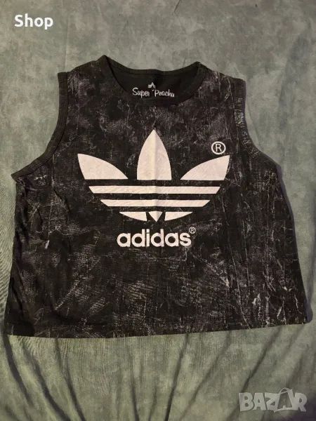 Кроп топ adidas, снимка 1