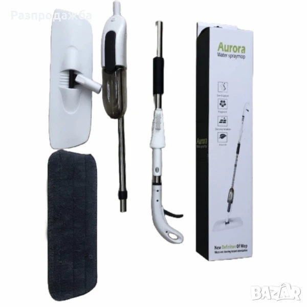 Почистващ и дезинфекциращ плосък спрей моп., снимка 1