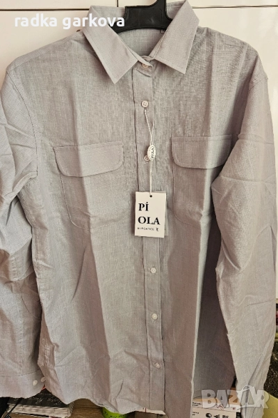 Дамска риза в сиво, снимка 1