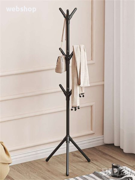 Свободно стояща закачалка от неръждаема стомана , 170см, снимка 1