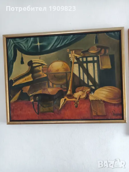 Стара маслена картина , снимка 1