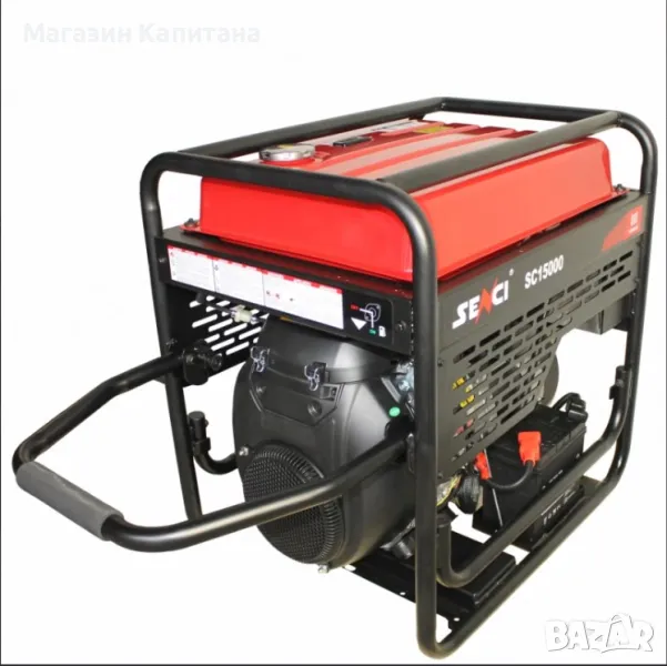 Бензинов генератор SENCI SC-15000TE EVO ATS, 13 kW, 30 л., снимка 1