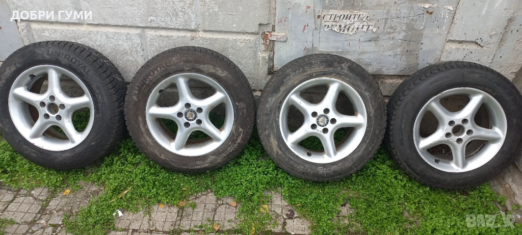 5х100 ДЖАНТИ 15 и 195 65 15 КАТО НОВИ , снимка 1