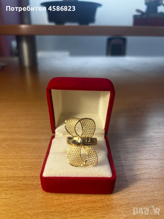 Златен пръстен – 14 карата, 2.3 г, снимка 1