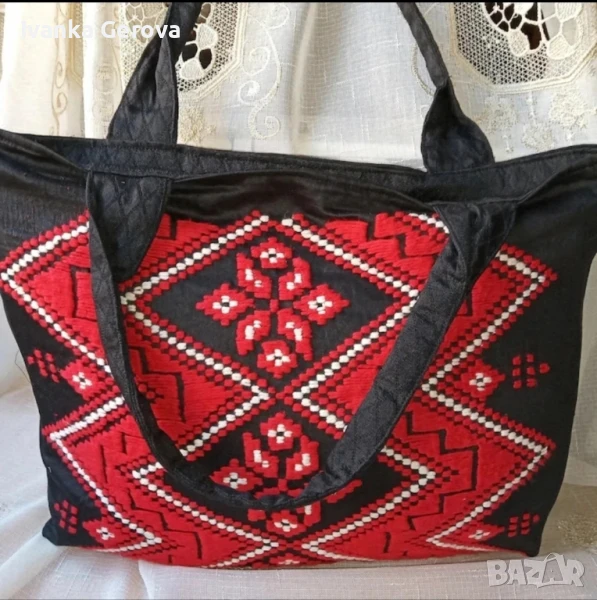 Ръчно бродирана дамска чанта, снимка 1