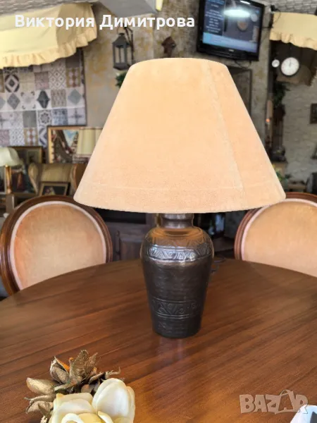 Винтидж настолна лампа, снимка 1