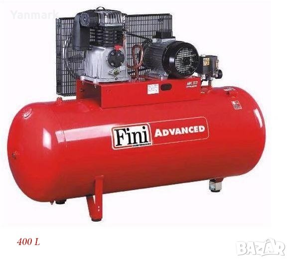 Трифазен бутален компресор Fini BK119-270-7.5 /270л., 5.5 KW, 10 bar/, снимка 1