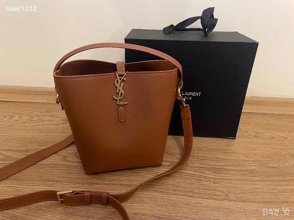 YSL bucket bag естествена кожа , снимка 1