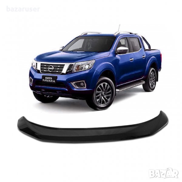 Спойлер Преден Капак Дефлектор Nissan Navara (2014г+), снимка 1