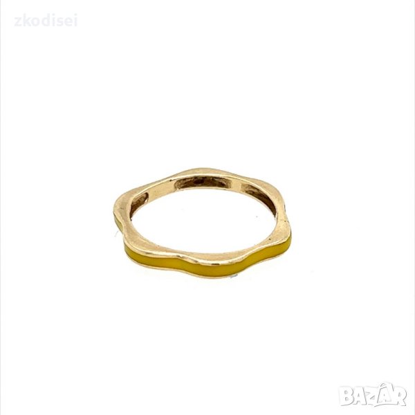 Златен дамски пръстен 1,62гр. размер:54 14кр. проба:585 модел:22342-1, снимка 1