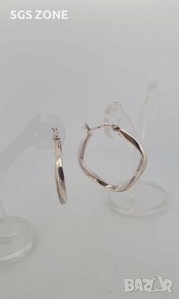 КЛАСИЧЕСКИ СРЕБЪРНИ ОБИЦИ 925, снимка 1