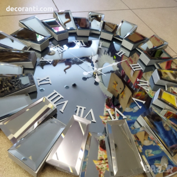 Масивен Огледален часовник , снимка 1