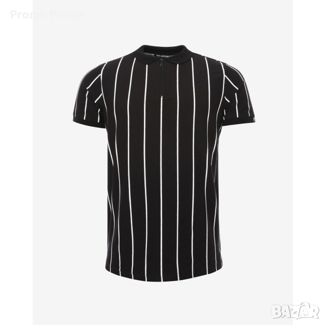 Promo Liverpool LFC Ливърпул Мъжка черна поло тениска YNWA S, снимка 1