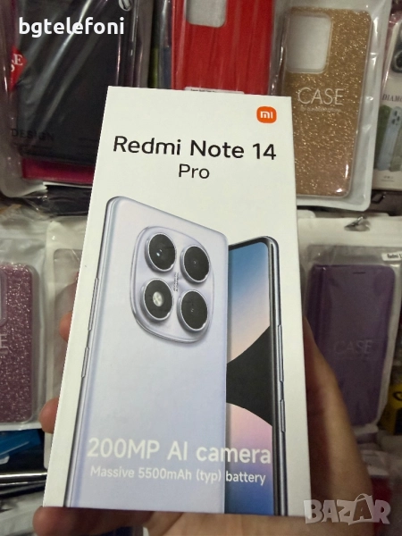 Xiaomi Redmi Note 14 Pro 8/256,черни,чисто нови, снимка 1