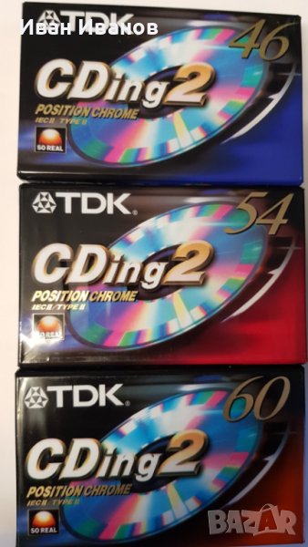 TDK CDing2 хром аудиокасети, снимка 1