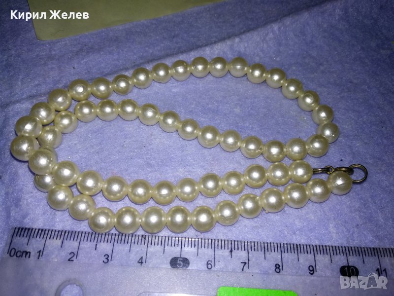 СТИЛНО ПЕРЛЕНО ВИНТИДЖ КОЛИЕ 34769, снимка 1