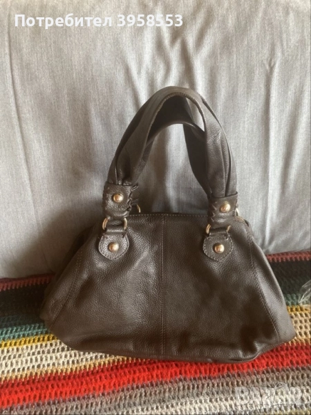 Дамска чанта оригинална Зара Zara естествена кожа , снимка 1