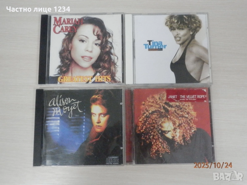 Mariah Carey - Tina Turner - Alison Moyet -  Janet Jackson, снимка 1