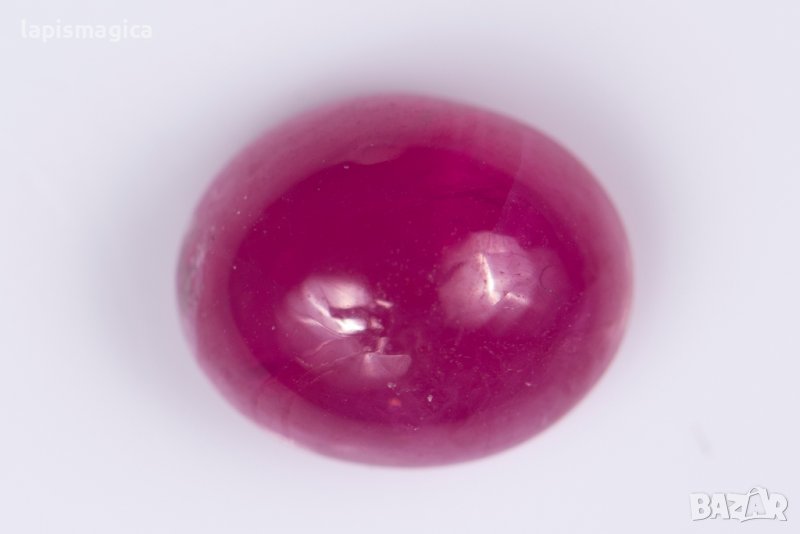 Рубин 2.30ct овален кабошон само нагряван, снимка 1