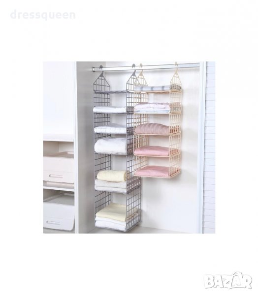 2989 Пластмасов сгъваем висящ шкаф с рафтове, снимка 1