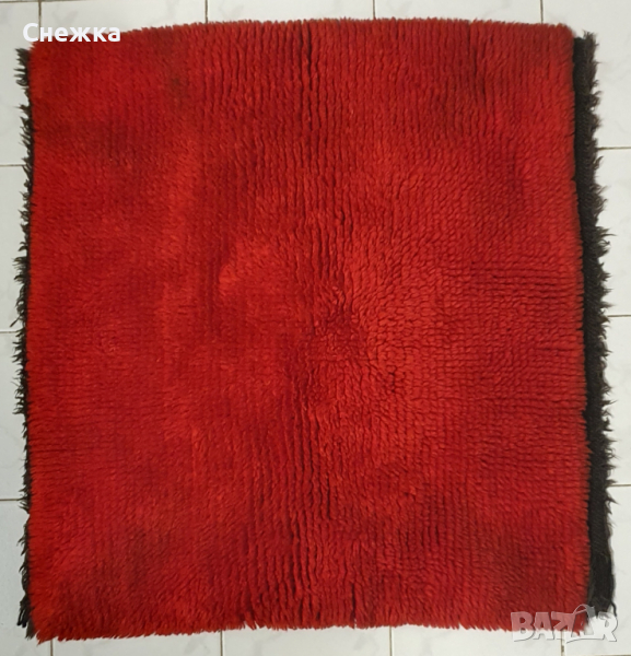 Червен китеник за табуретка , снимка 1