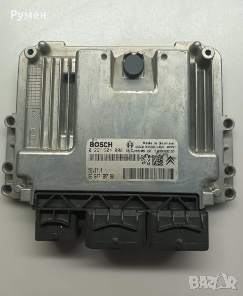 ECU ENGINE CONTROLLER CITROEN PEUGEOT  BOSCH , снимка 1