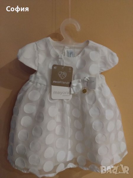 Нова официална бебешка рокля Mayoral 2-4 месеца , снимка 1