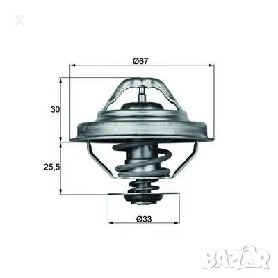 214580312 BEHR ТЕРМОСТАТ 88°C BMW 3 (E30) (E36) BMW 5 (E34) (E36) ALPINA B6 (E36) 1983 - 2000, снимка 1