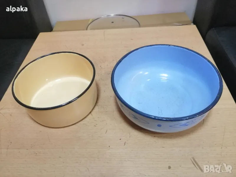 Продавам  емайлирани български купи, снимка 1