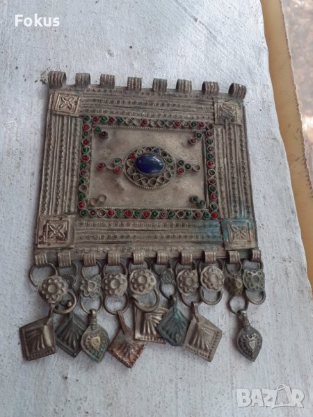 Голям възрожденски османски накит муска трепка сачан, снимка 1