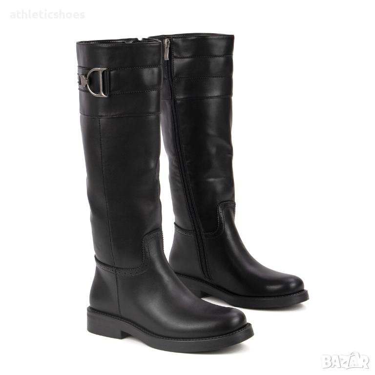 Дамски високи ботуши в  черно-ПРОМОЦИЯ, снимка 1