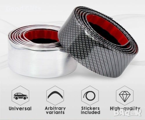 ДЕКОРАТИВНА ЛАЙСНА CARBON 5CM, снимка 1